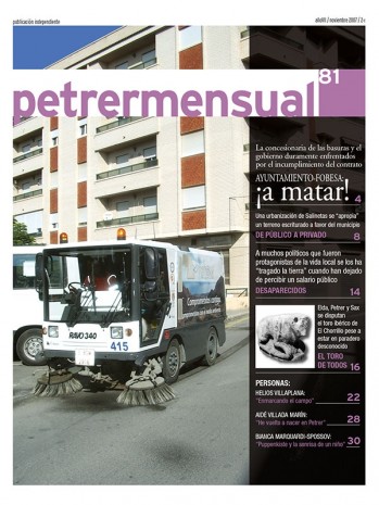 Petrer Mensual Nº 81 - Noviembre de 2007