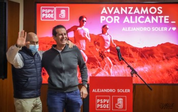 Alejandro  Soler y Rubén Alfaro en el acto |  J.C.