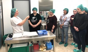 Alumnos del CIFP Valle de Elda visitan el Hospital
