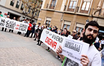 La Plataforma de Afectados por la Hipoteca se concentra para continuar con sus reivindicaciones