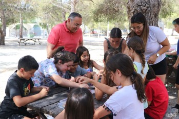 Los pequeños están disfrutando de diferentes actividades | Marta Maestre.