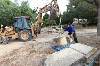 El comienzo de las obras ha tenido lugar hoy | Jesús Cruces.