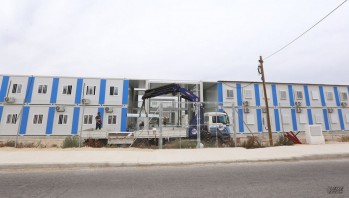 Las aulas ya se ven en la localización provisional del centro, la calle Picasso.
