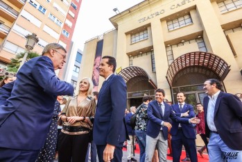 Ximo Puig, Rubén Alfaro y Carlos Mazón.