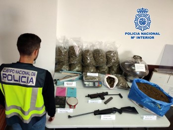 Imagen del material incautado | Policía Nacional.