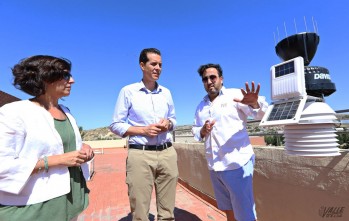 Calpena, Alfaro y Francés han presentado la estación | Jesús Cruces.