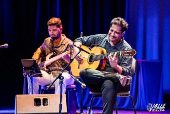 El guitarrista derrochó talento en el escenario del Teatro Cervantes | Nando Verdú.
