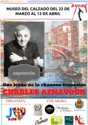 La Asociación Cultural Francófona dedica una exposición a Charles Aznavour