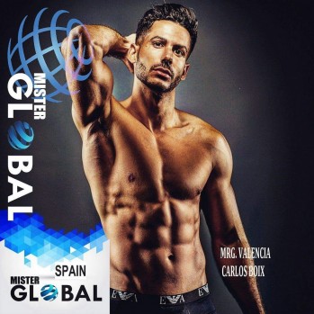 El eldense Carlos Boix elegido Mister Global Valencia