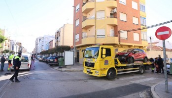 Accidente en la avenida de Madrid