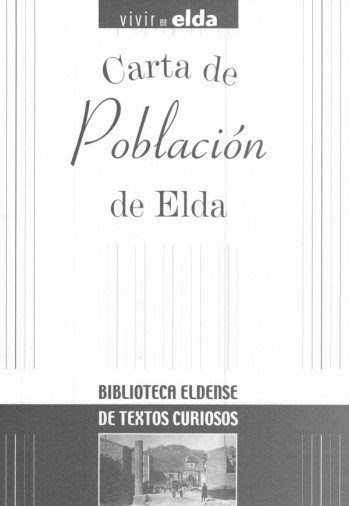 Carta de población de Elda