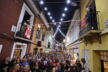 Las luces de fiestas fueron uno de los puntos fuertes de la Embajá | Jesús Cruces.