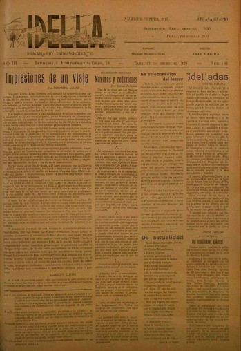 Idella nº 101 - Año 1928