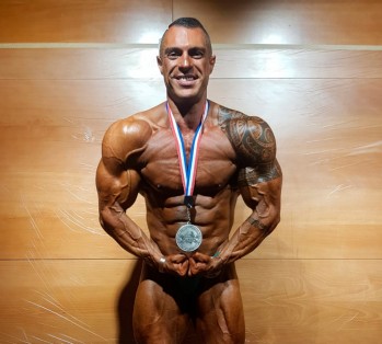 Manuel Sánchez ha conseguido la plata en el Campeonato del Mundo de Culturismo.