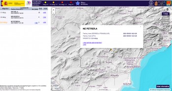 Un terremoto de 2,8 grados fue registrado en Petrer el pasado domingo 8 de agosto