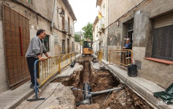 Las obras comenzaron la semana pasada. 