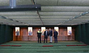 Imagen de la visita a la galería de tiro | Jesús Cruces.