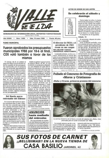 Número 1.605 - 15 de enero de 1988