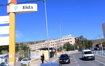 El centro hospitalario tuvo ayer un repunte de casos.