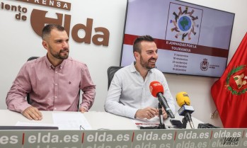 Fernando Gómez y Javier Rivera durante la rueda de prensa.