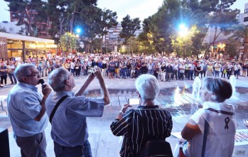 Unas 500 personas se sumaron a la concentración | Jesús Cruces.