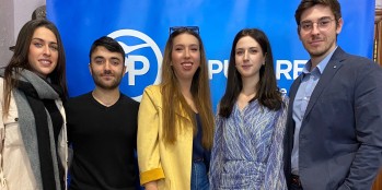 Parte de la junta de Nuevas Generaciones del PP