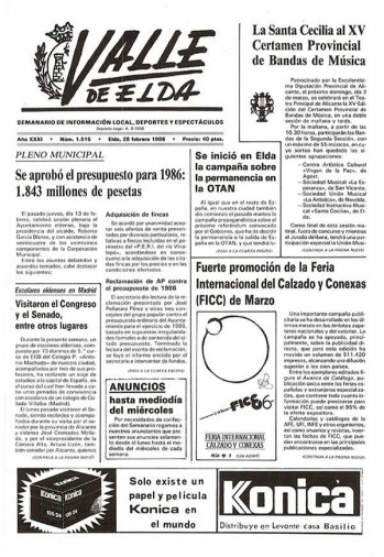 Número 1.515 - 28 de febrero de 1986