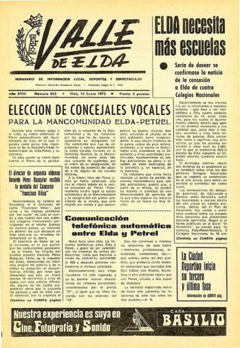 Número 0855 - 13 de enero de 1973