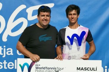 El tenista ganó su segunda prueba profesional.