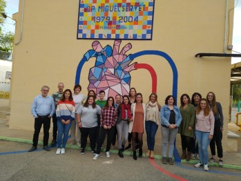 Imagen del claustro del centro, que celebra el día 19 de abril una jornada de puertas abiertas. 