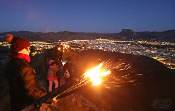 En la Bajada participarán 100 antorchas de fuego | Jesús Cruces.