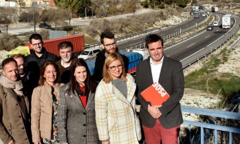 Los socialistas de la comarca llevarán a pleno la mejora de la A-31