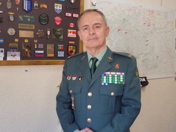 El eldense Valentín Martínez es teniente de la Guardia Civil en Toledo.
