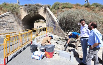 Alfaro y Vicente han visitado las obras | Jesús Cruces.
