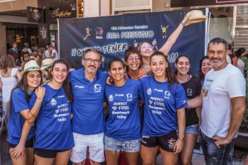 Esta mañana el club ha estado en la Plaza Mayor