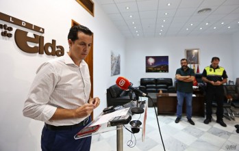 Alfaro ha comparecido esta mañana ante los medios de comunicación | Jesús Cruces.