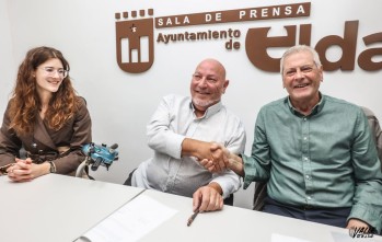 Esta mañana se ha firmado el convenio en el Ayuntamiento.