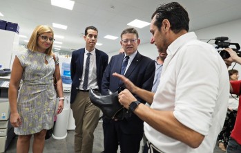 Navarro, Alfaro, Puig y el representante de Stuart Weitzman | Jesús Cruces.