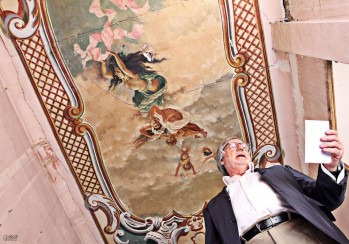Mateos logró la cesión de este mural de 20 metros cuadrados | Jesús Cruces.