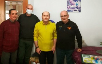 José Vicente, Juan Luis, Juan y Saturnino. 
