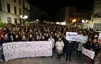 Imagen de archivo de una concentración contra el machismo. 