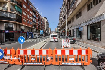 Esta zona lleva más de dos años sufriendo hundimientos.