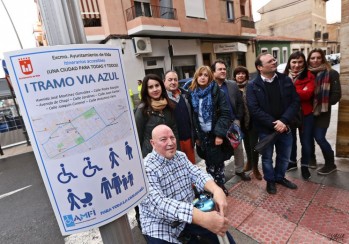 AMFI ha presentado la primera Vía Azul de la ciudad | Jesús Cruces.