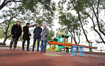 Alfaro y Gómez han visitado el parque Severo Ochoa  | Jesús Cruces.