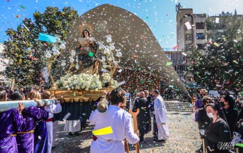 Centenares de fieles han asistido al Encuentro de Gloria | J.C.