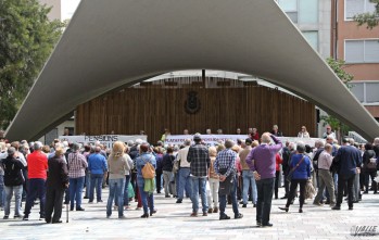 Los pensionistas vuelven a concentarse en Elda