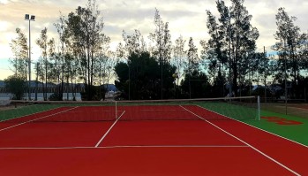 Imagen de archivo de la pista de tenis de San Crispín.