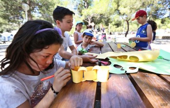 Los pequeños acuden desde ayer a esta Escuela de Verano | Jesús Cruces.