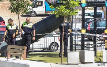 La Policía Local ha precintado este juego.