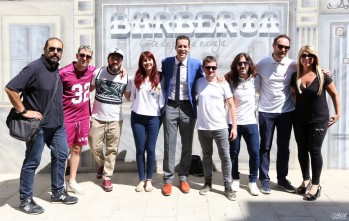 Los barberos de Elda y el Ayuntamiento han presentado esta mañana la campaña | Jesús Cruces.